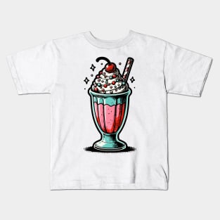 Retro Milkshake Kids T-Shirt